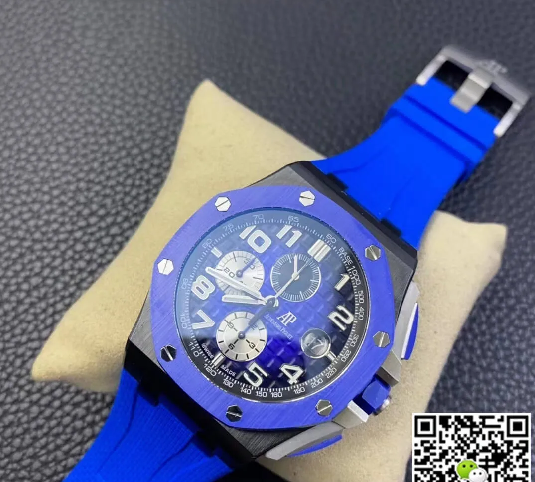 Audemars Piguet Royal Oak Offshore 26405CE.OO.A030CA.01 RS Factory 1:1 Best Edition Replica Watch Blue Strap
